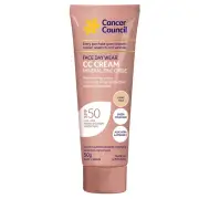 Cancer Council Face Day Wear CC Cream SPF 50+ Light Tint 50g