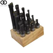 12 PCS 5/8" BORING BAR CARBIDE TIPPED BARS 5/8" SHANK LATHE TOOL SET