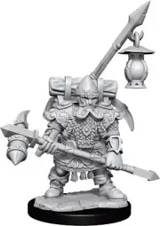 WZK75036 Wizkids Dungeons & Dragons Frameworks: W01 Dwarf Fighter Male
