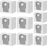 10 Pack Dust Bags for Roborock S8+,S8 Pro Ultra,S7 MaxV Ultra,S7 Max Ultra,S7 Pro Ultra,Q7,Q7+,Q7 Max,Q7 Max+,Q8 Max+,Q5,Q5+,Q5 Pro+ Robot Vacuum 3.6L Large Capacity for Maximum Cleaning Efficiency