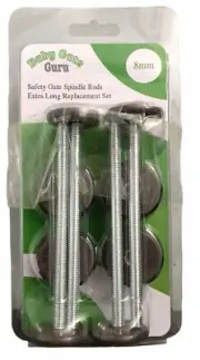 Baby Gate Guru Extra Long M8 (8mm) Spindle Rods for Pressure Mounted Baby and.,