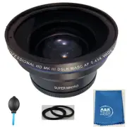 Wide Angle Lens W/ Macro for Olympus 14-42mm 45mm E-PL9 E-M10 PL7 E-PL7 E-PL5 PL