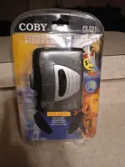Coby Compact Portable Stereo Cassette Player W/Headphones Model CX-C21 READ