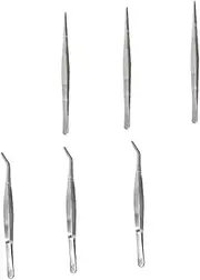 Stainless Steel Tweezers 6pcs Set for Garden Lawn and Indoor Plant Care