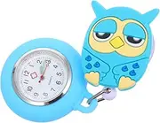 [LIFKOME] Stretchable Watch Clip-on Watch Brooch Retractable Second Hand Clip on Watch Pocket Watch Clip Hanging Watch Clasp Cartoon Brooch Watch Fob Watch Fashion Nurses Watch Watches Blue