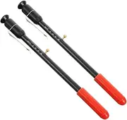 CRILSTYLEO 2pcs Car Brake Pad Measurement Tool Brake Pad Depth Gauge Tire Tread Depth Measuring Tool