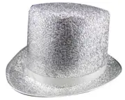 Shiny Top Hat, Black