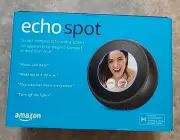 Amazon Echo Spot Ball Screen Smart Alarm Clock with Alexa Black NEW & SEALED
