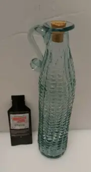 Hand Blown Glass Corn Cob 20oz 600ml bottle +cork +Apple Pie Moonshine Magic kit