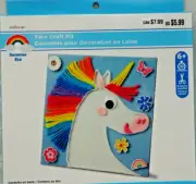 New Rainbow Unicorn Yarn Craft Kit 4+ travel Toy Michaels