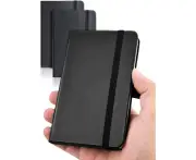 Pocket Notebook Small Notebook 2 Pack 3.5" X 5.5" Pocket Notebook Hard Cover Total 192 Pages Thick Lined Paper
