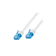 96303 Patch cord U/UTP 6a Line Cu PVC white L: 0.5m 32AWG Goobay