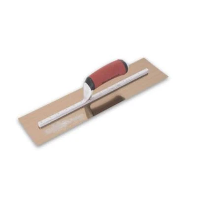 MARSHALLTOWN Finishing Trowel 18" x 5" Golden Stainless Steel w/ Durasoft Handle