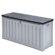 Outdoor Storage Box Bench Seat Lockable 240L