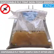 KASA Disposable Fly Trap Safe NonToxic Outdoor Fly Catcher Station Insect Killer