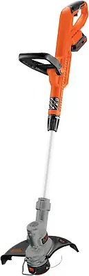 BLACK+DECKER 20V MAX Cordless String Trimmer, 2 in 1 Trimmer and Edger, 12 Inch,