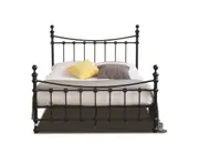 Modern Classic Julia Double Metal Bed Frame Black