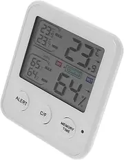 Thermometer and Hygrometer Set Digital Room Thermometer Hygrometer for Fish Tank Safe Materials Easy to Carry