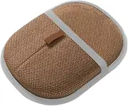 Generic Pet Hair Removal Glove Tool for Grooming and Cleaning Furniture and Bedding, Brown