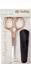 Tulip Needle Company TIC-001E Tulip Curved Embroidery Scissors-W/Sheath