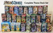 Pokemon 28x SEALED Sun & Moon Series Theme Deck Set COMPLETE FACTORY SEALED Read