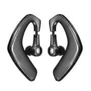 W3 TWS Wireless bluetooth Earphone Flexible IPX7 Waterproof Sports Earhooks Headphone with Mic for iPhone Xiaomi Huawei BLACK COLOR