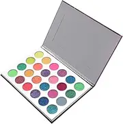 Multicolored Glow Dark Eyeshadow Palette for Halloween Makeup Stage Performance Costume Parties Smooth Application Eye Catching