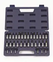 Williams 50681 32 Piece 1/4" & 3/8" Drive Bit Socket Set