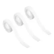 3pcs 0.7" Wide 2 Yards Self-Adhesive Lace Tape Ribbon for Craft White