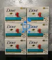 6 x 90g Dove Restoring Soap Bars With Blue Fig & Orange Blossom Scent