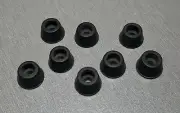 11mm Round Bolt On Rubber Feet Pack of 8