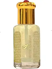 SPANISH SANDALWOOD 12mL | Artisanal Hand Crafted Perfume Oil Fragrance for Women and for Men | Traditional Attar Style Cologne | by Perfumer Swiss Arabian Oud | Gift/Party Favor | Body Oil