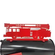 Fire Department Engine Truck Metal Mailbox Topper 6.5 Inches Tall Red