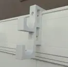 Vinyl Fence Hooks/brackets For Pool Poles / Garden Tools. (included 2 Brackets)