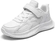 [NEBAI · LESEN] Girls' Tie-Dyed Outdoor Shoes Kids Boy Trainer Sports Shoes Mesh Running Shoes School Trainers for Children and Teenagers, 811 Leather, 35 EU