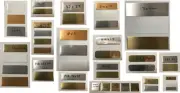 Personalised nameplate PRINTED Various sizes Trophy award plaque name text plate