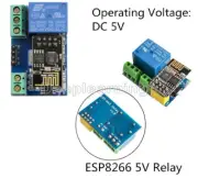 ESP8266 5V Wifi Relay Module TOI APP Controled For Smart Home ESP-01S Board NEW