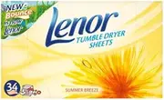 Lenor Tumble Dryer Summer Breeze Sheets - 4 x 34