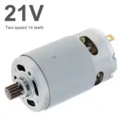 RS550 DC Motor 21V 29800RPM Electric Saw Motor 14 Teeth Gear Coil copper wire