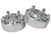 2pc 2" Hubcentric 5x4.5 to 5x4.5 Wheel Spacers | 71.5 Bore, 1/2" Stud | for Jeep