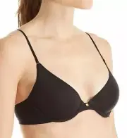 Natori Womens Contour Plunge Bra Black 34DDD
