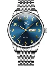 OLEVS Men's Stainless Steel Day/Date Watch - N23-6