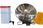 Spot Brooding Kit with 100 watt heat lamp for large number of chicks