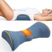Lumbar Support Pillow for Sleeping, Heated Lumbar Pillow with Graphene Heatin...