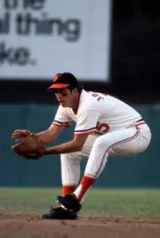 Davey Johnson Of The Baltimore Orioles Goes Down To Field Old Photo