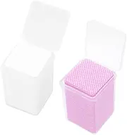 Beavorty 2 Boxes Eyelash Extension Glue Wipes Glue Residue Removers Cleansing Cotton Pads