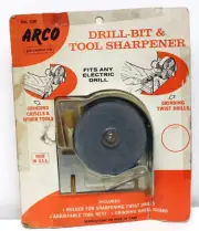 VTG Arco Drill-Bit & Tool Sharpener No.220 Fits Any Electric Drill USA *Wrn Pkg*