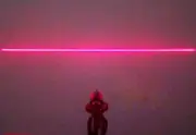 12x45mm Adjusted Line Laser Module 200mW 650nm Red Diode Laser/AC+Holder+Adapter