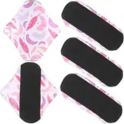 Anneome Super Absorbent Bamboo Sanitary Napkins Pcs Reusable Washable Menstrual Pads Bamboo Fiber