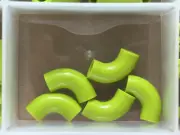 LEGO Parts - Lime Brick, Round 1 x 1 d. 90 degrees Macaroni - No 25214 - QTY 5